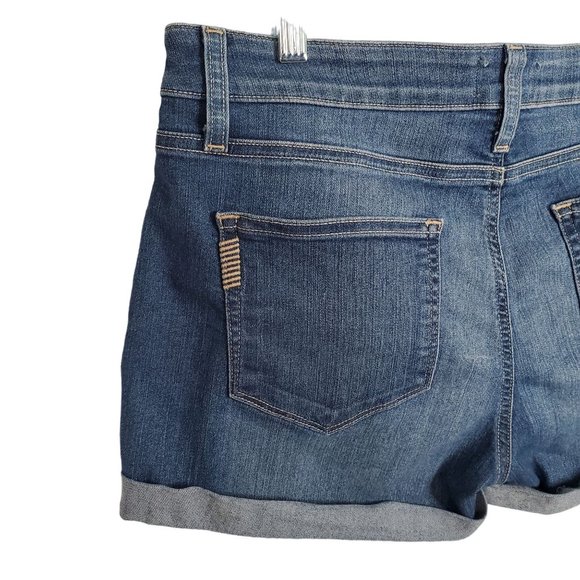 Paige Size 29 Shorts Jimmie Jimmie Denim Stretch Denim Jean 3" Medium Wash - Picture 7 of 11